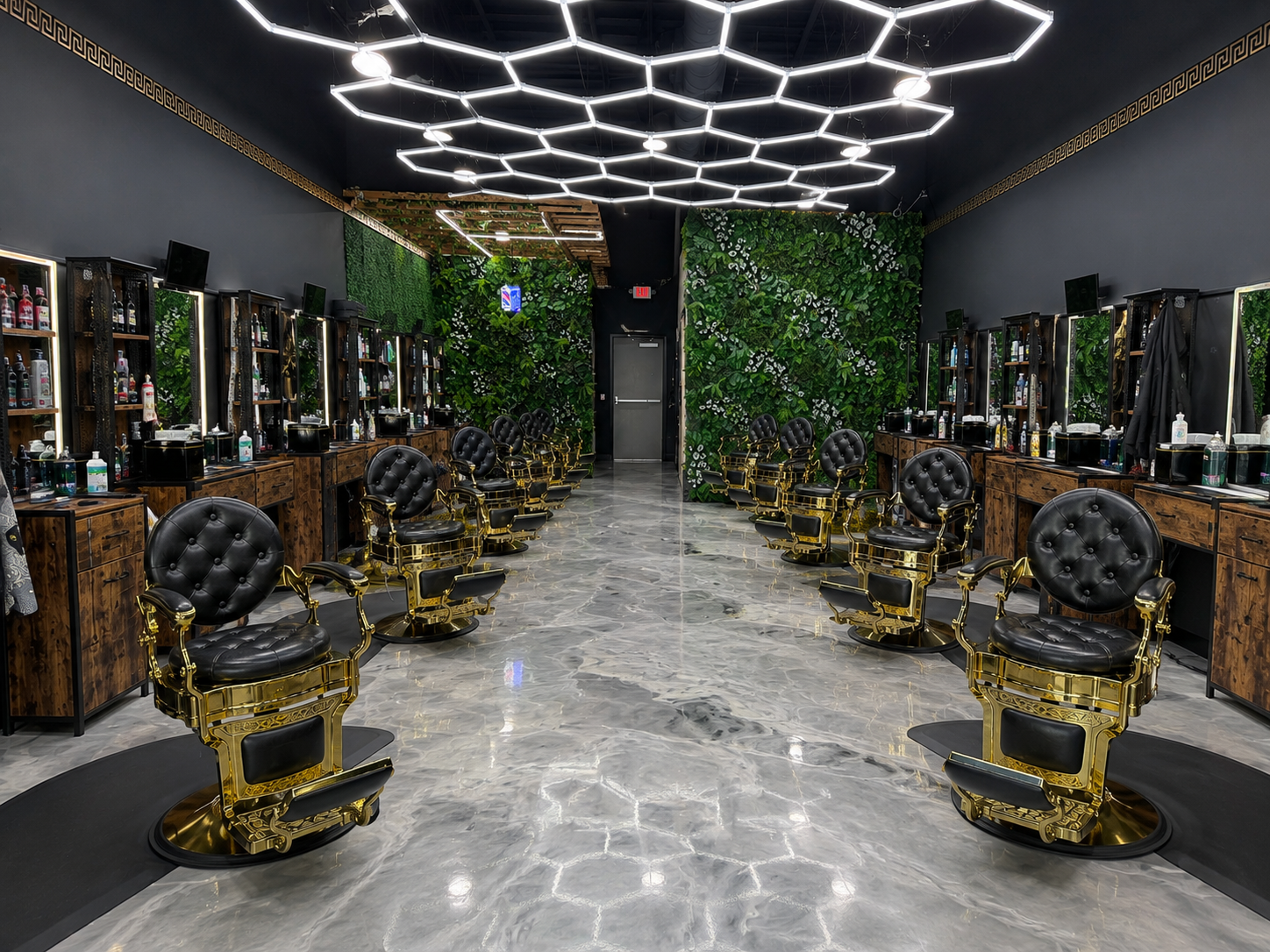 Professional barber at Number One Barber Shop in Stafford TX
